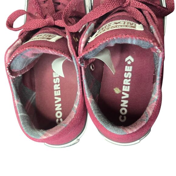 ⭐️Converse Allstar Burgundy Maroon Lowtop Shoes Sz 7 - Picture 5 of 8